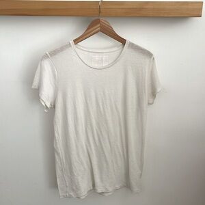 NWOT Vintage ROGAN tee Creamy White size Large